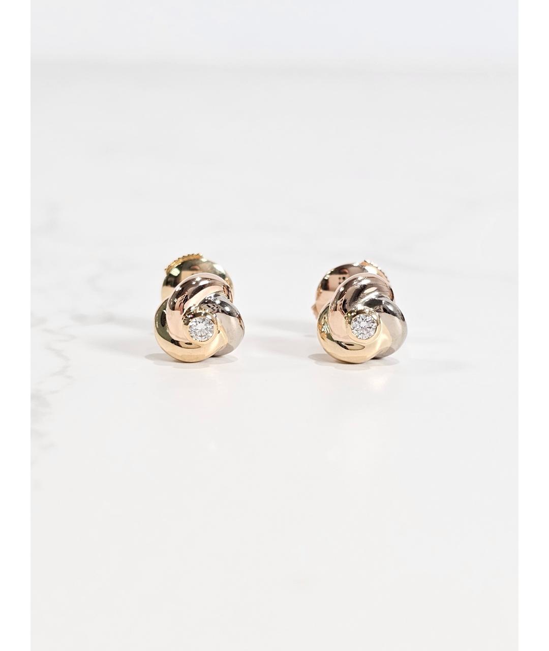 CARTIER Золотые серьги из желтого золота, фото 3