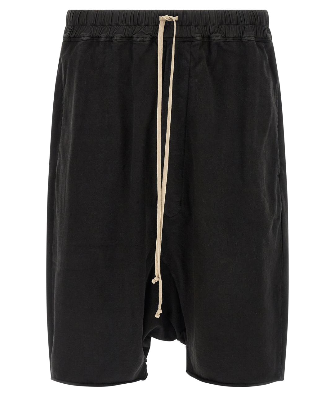 RICK OWENS DRKSHDW Черные хлопковые шорты, фото 1
