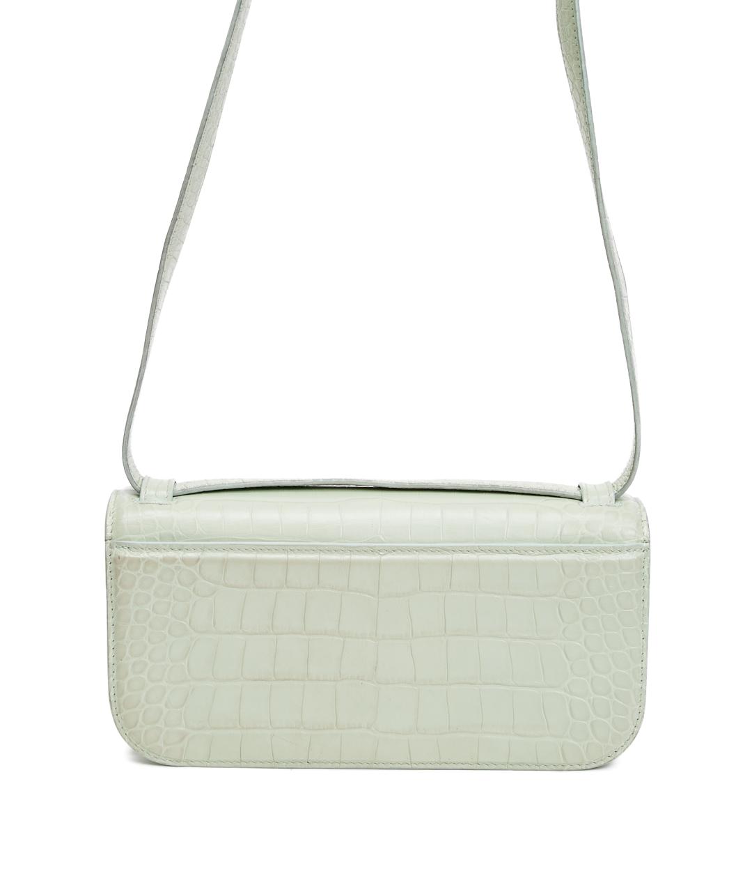 BALENCIAGA Зеленая кожаная сумка через плечо, фото 3