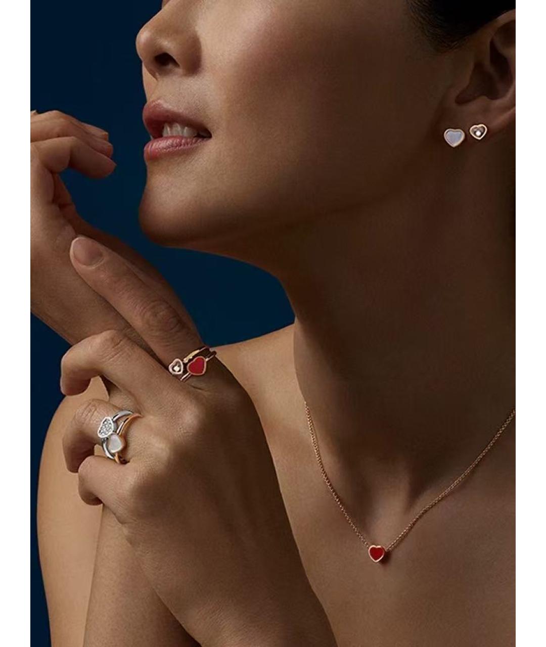 CHOPARD Золотые серьги из розового золота, фото 4