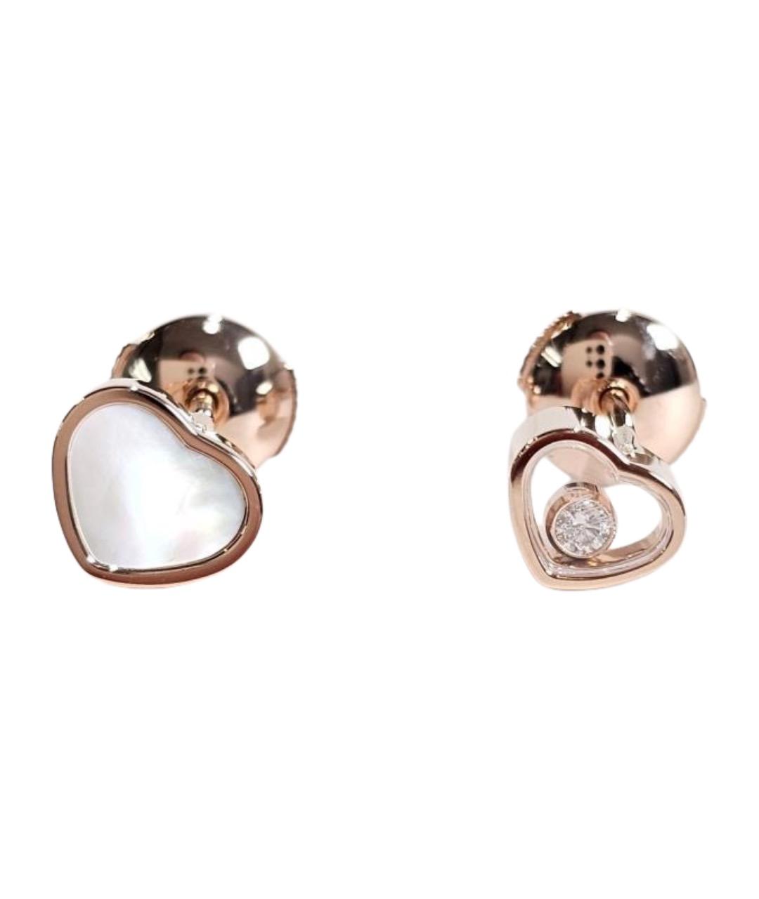 CHOPARD Золотые серьги из розового золота, фото 1