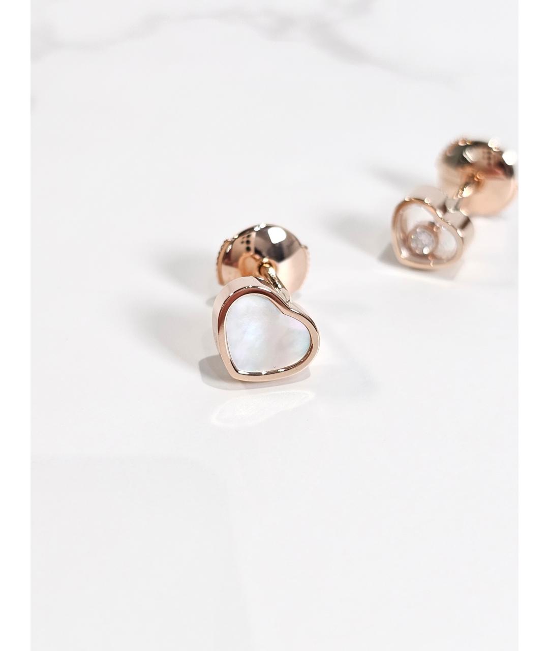 CHOPARD Золотые серьги из розового золота, фото 3