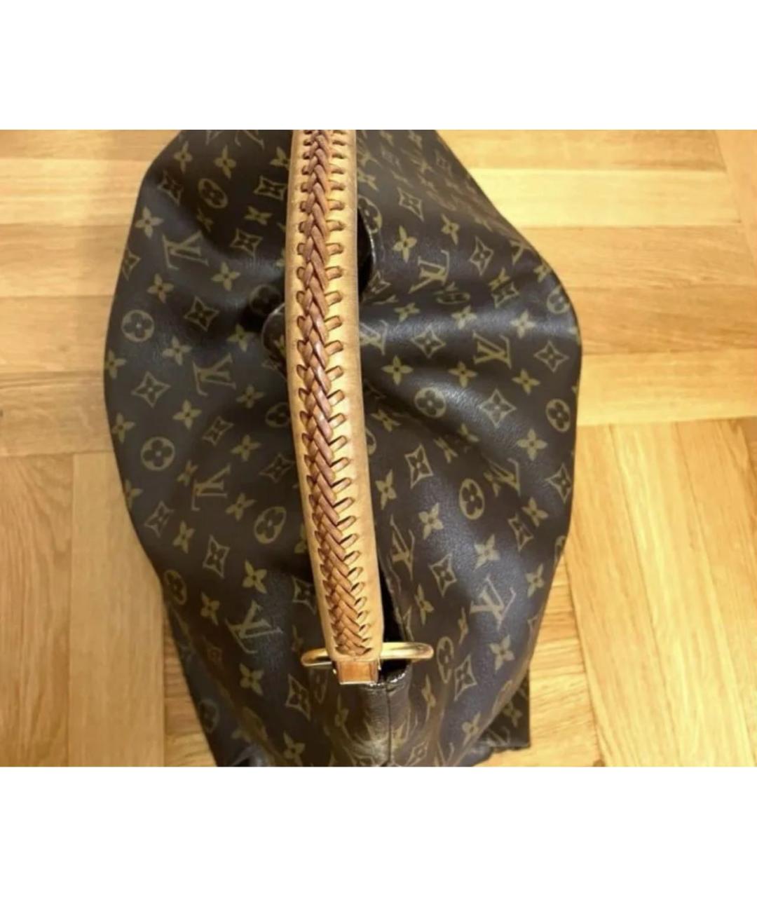LOUIS VUITTON Коричневая сумка тоут, фото 4