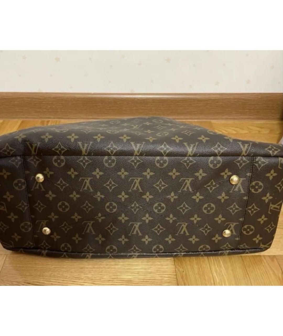 LOUIS VUITTON Коричневая сумка тоут, фото 3