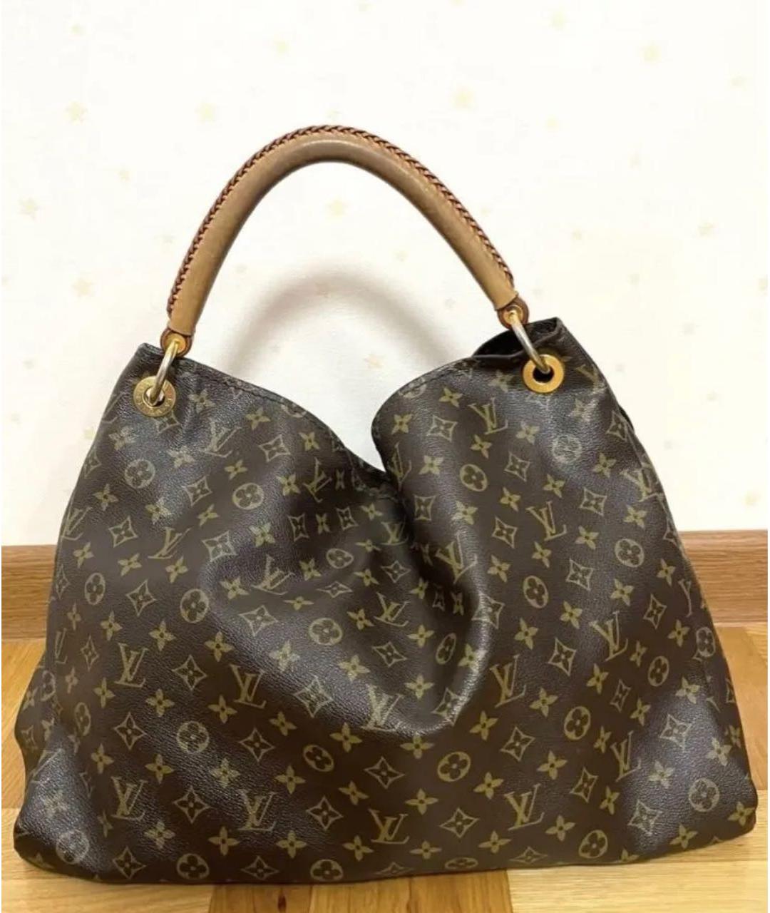 LOUIS VUITTON Коричневая сумка тоут, фото 2