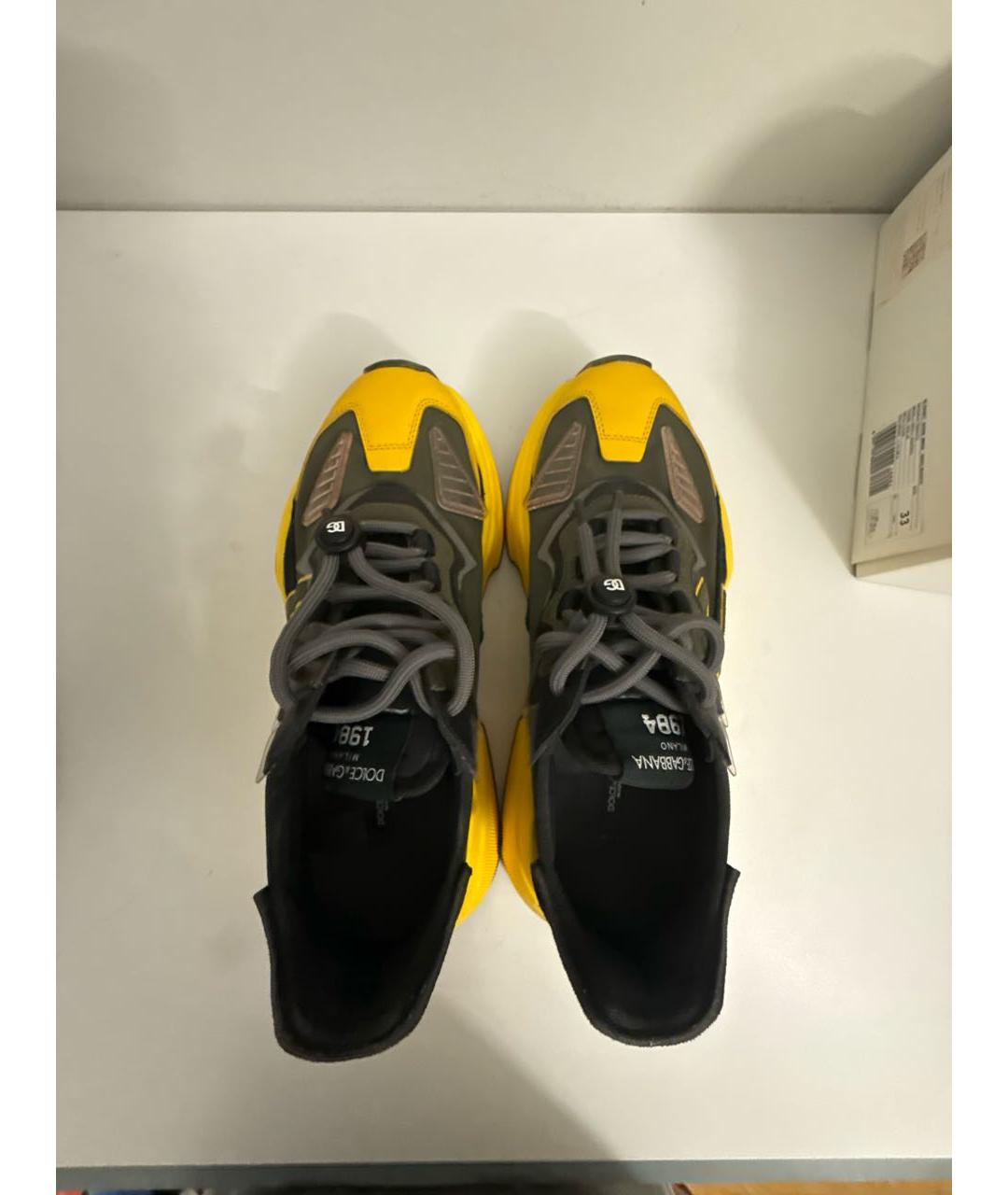 DOLCE&GABBANA Мульти низкие кроссовки / кеды, фото 3