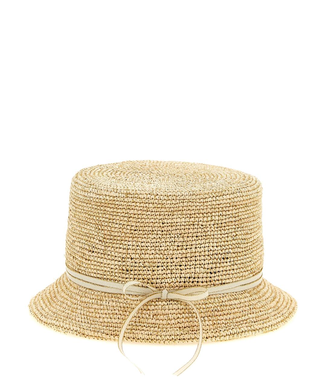 MAISON MICHEL Бежевая шляпа, фото 3