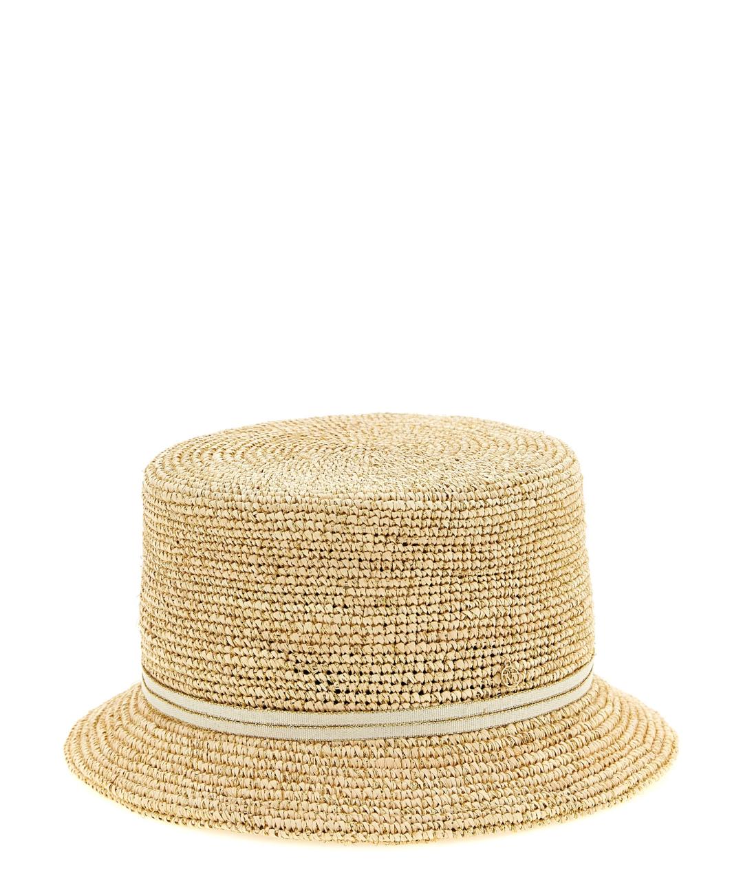 MAISON MICHEL Бежевая шляпа, фото 1