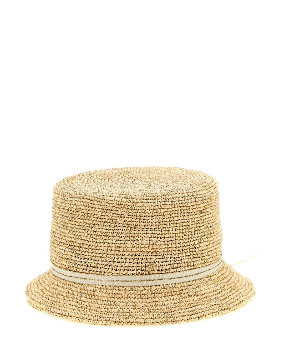 MAISON MICHEL Бежевая шляпа, фото 2