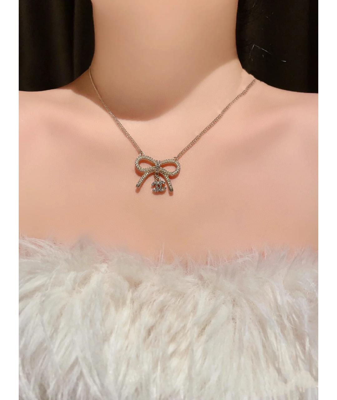 CHANEL Золотое металлическое колье, фото 7