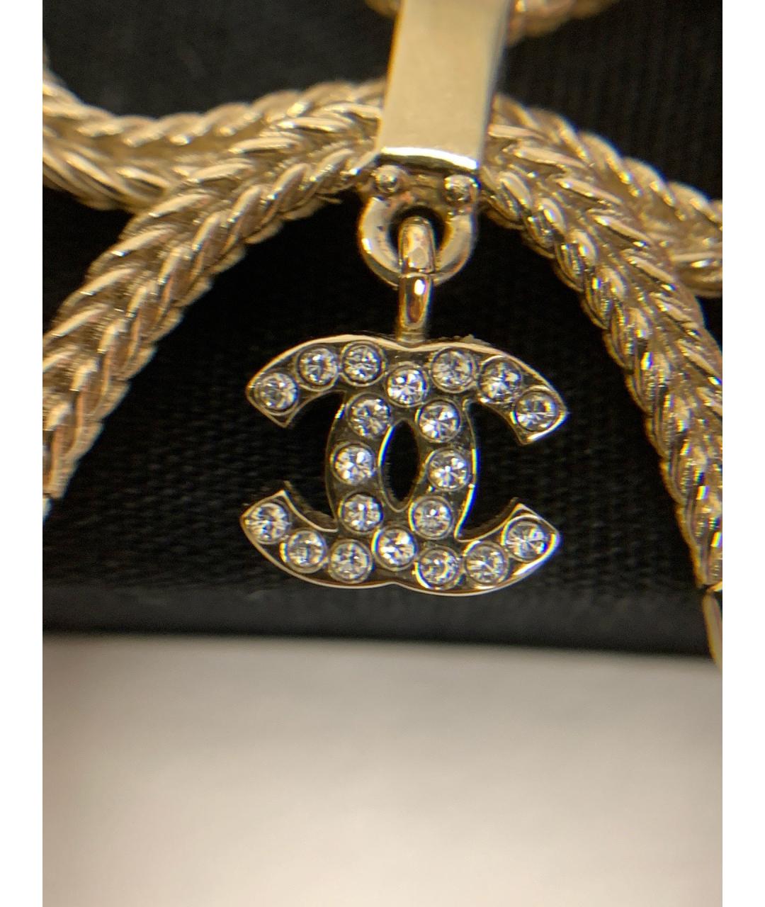 CHANEL Золотое металлическое колье, фото 5