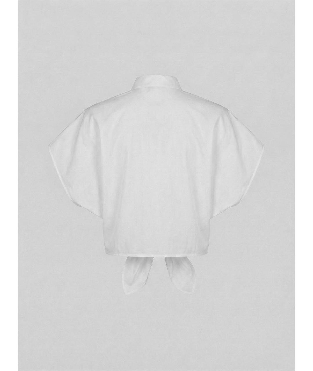 CHRISTIAN DIOR Белая хлопковая блузы, фото 2