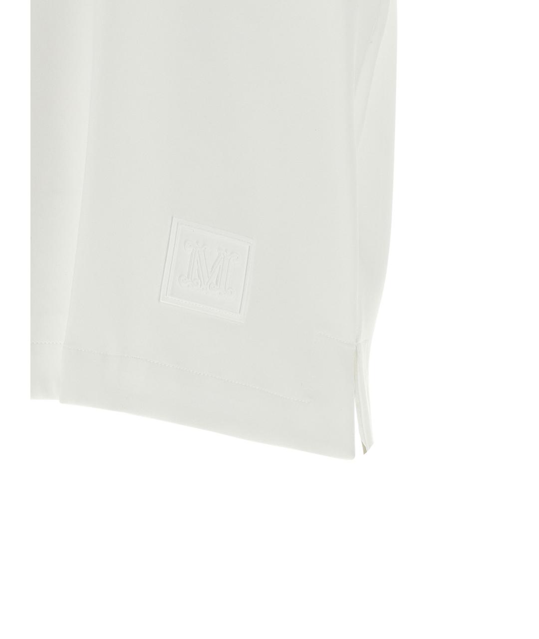 MAX MARA Белая хлопковая футболка, фото 4