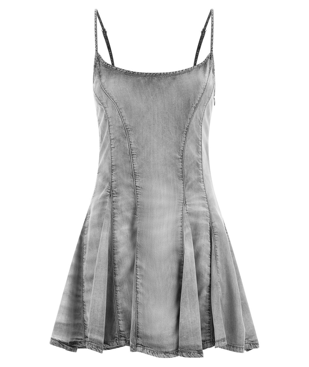 DIESEL Серое повседневное платье, фото 2