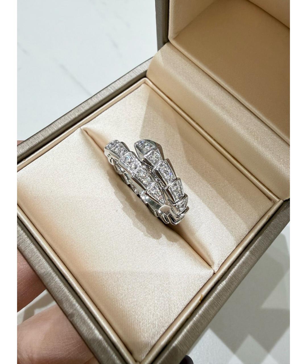 BVLGARI Серебряное кольцо из белого золота, фото 3