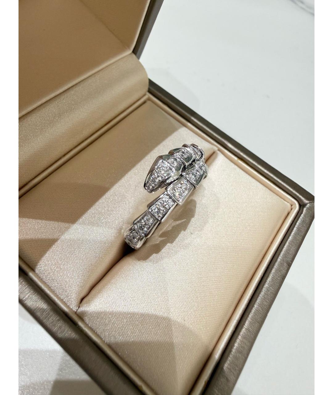 BVLGARI Серебряное кольцо из белого золота, фото 2