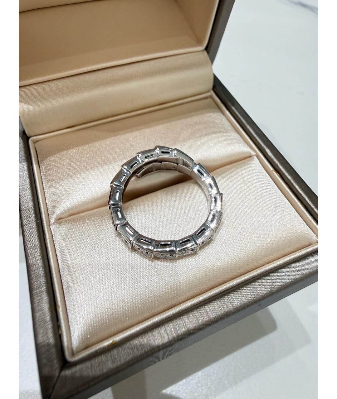 BVLGARI Серебряное кольцо из белого золота, фото 5