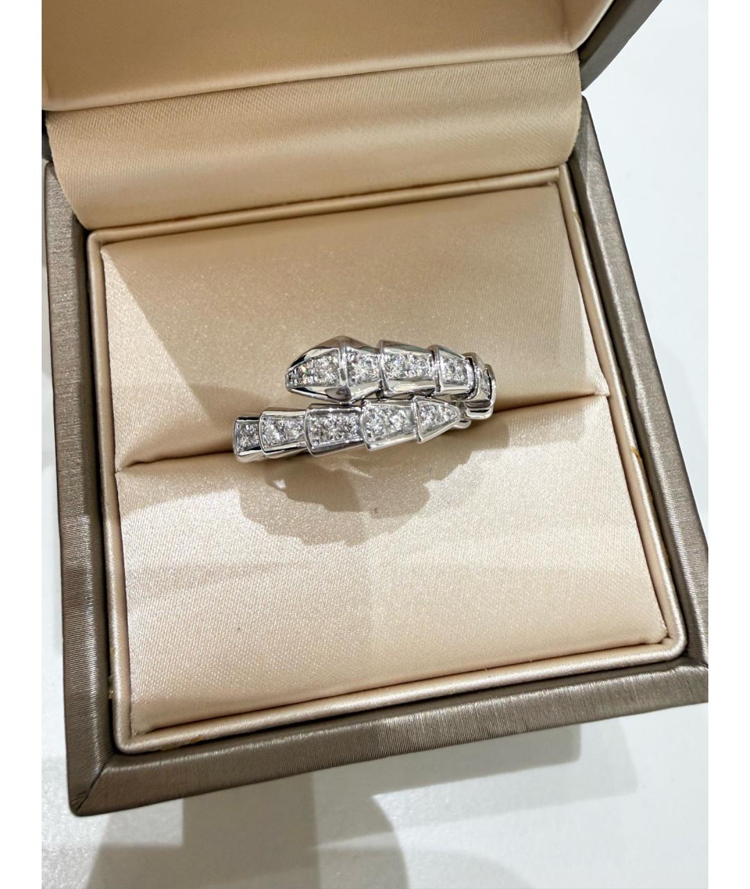 BVLGARI Серебряное кольцо из белого золота, фото 7