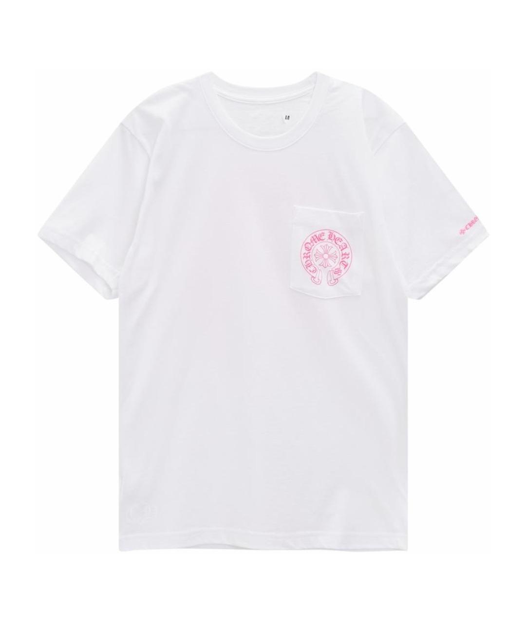 CHROME HEARTS Белая хлопковая футболка, фото 1
