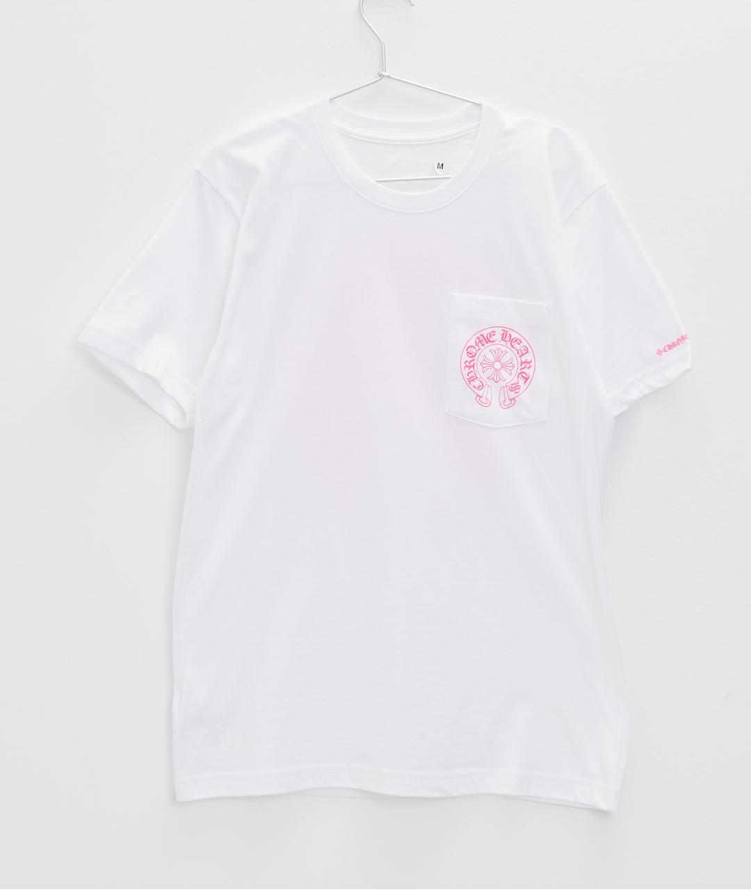 CHROME HEARTS Белая хлопковая футболка, фото 3