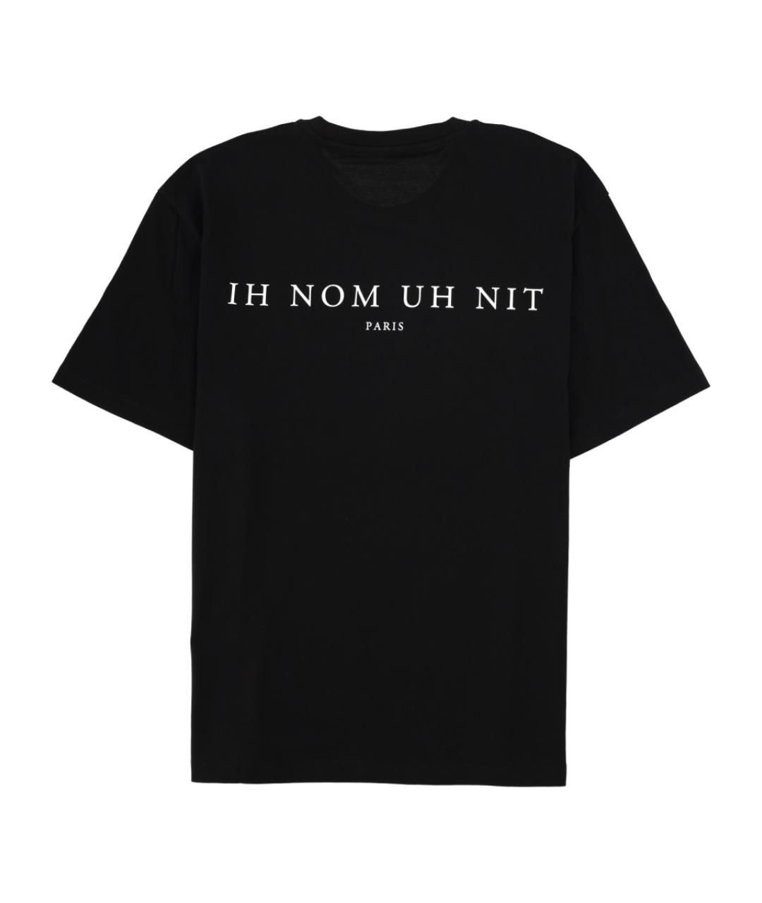 IH NOM UH NIT Черная хлопковая футболка, фото 2