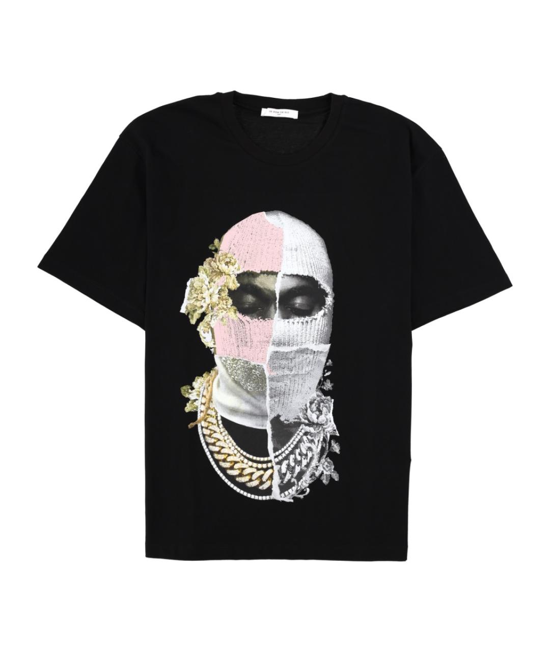 IH NOM UH NIT Черная хлопковая футболка, фото 1