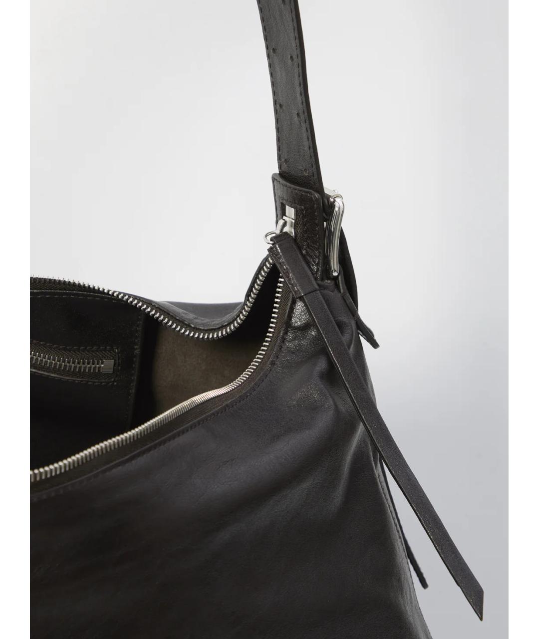 LEMAIRE Коричневая кожаная сумка через плечо, фото 4
