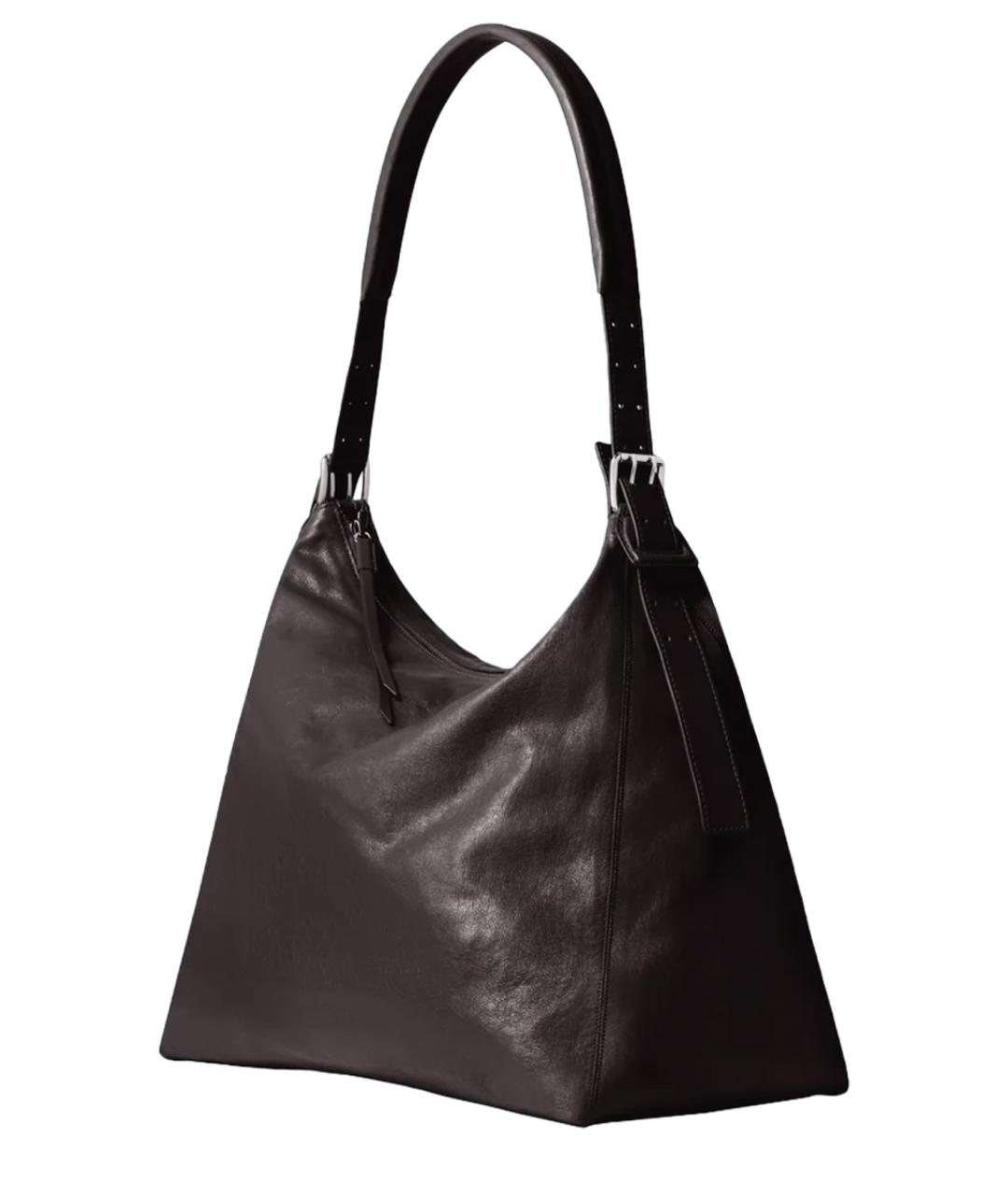 LEMAIRE Коричневая кожаная сумка через плечо, фото 2