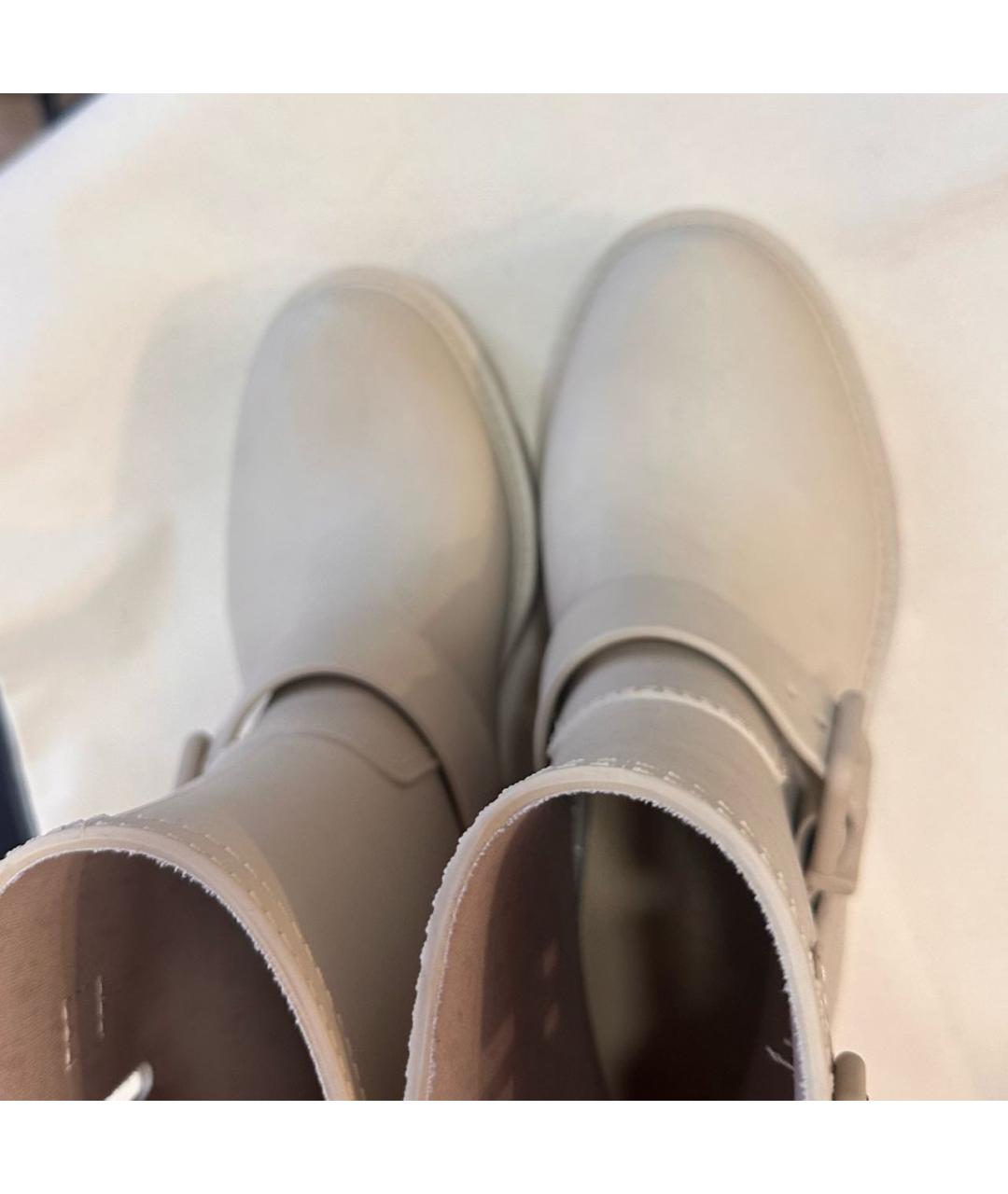 JIMMY CHOO Бежевые полусапоги, фото 4