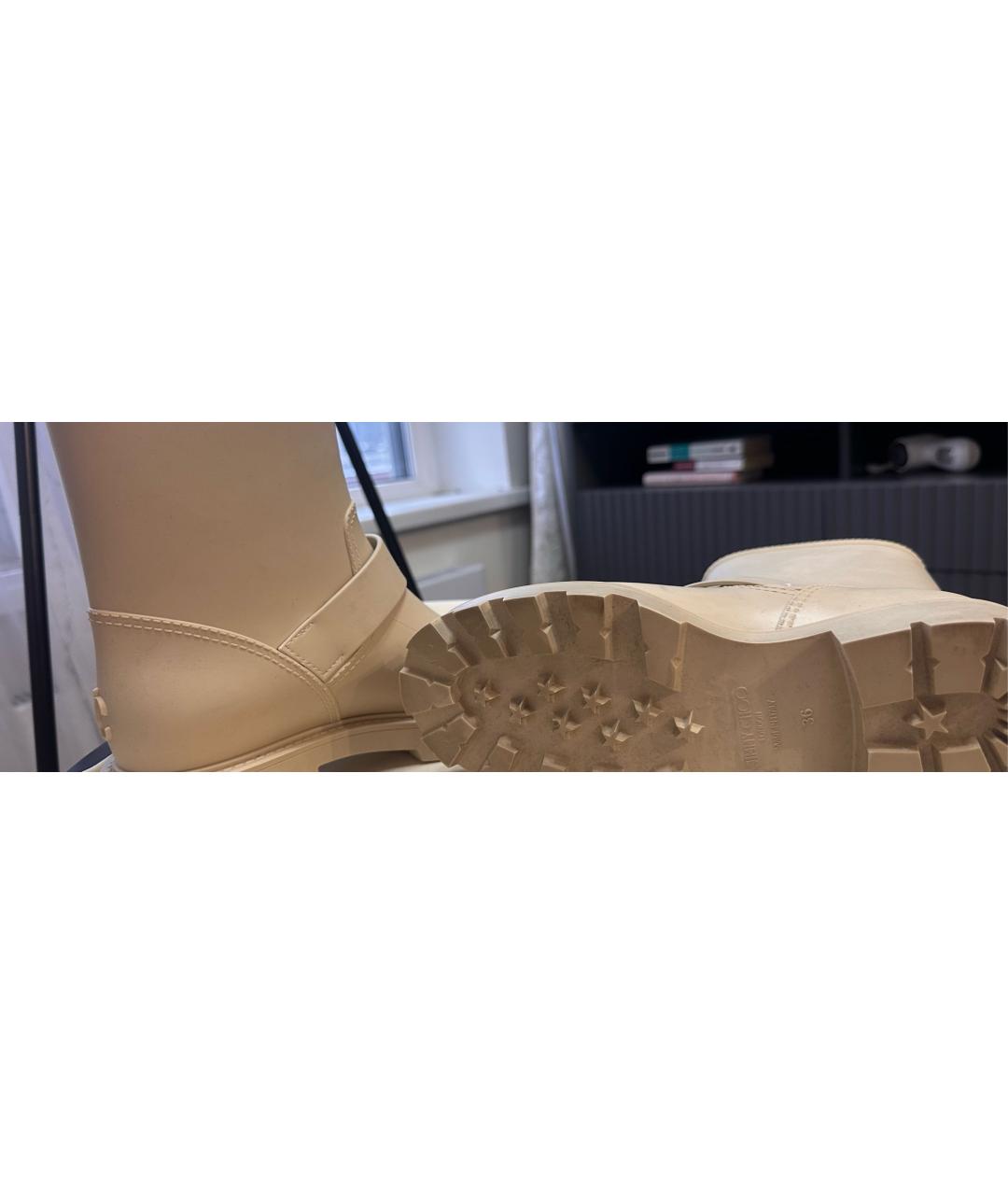 JIMMY CHOO Бежевые полусапоги, фото 7