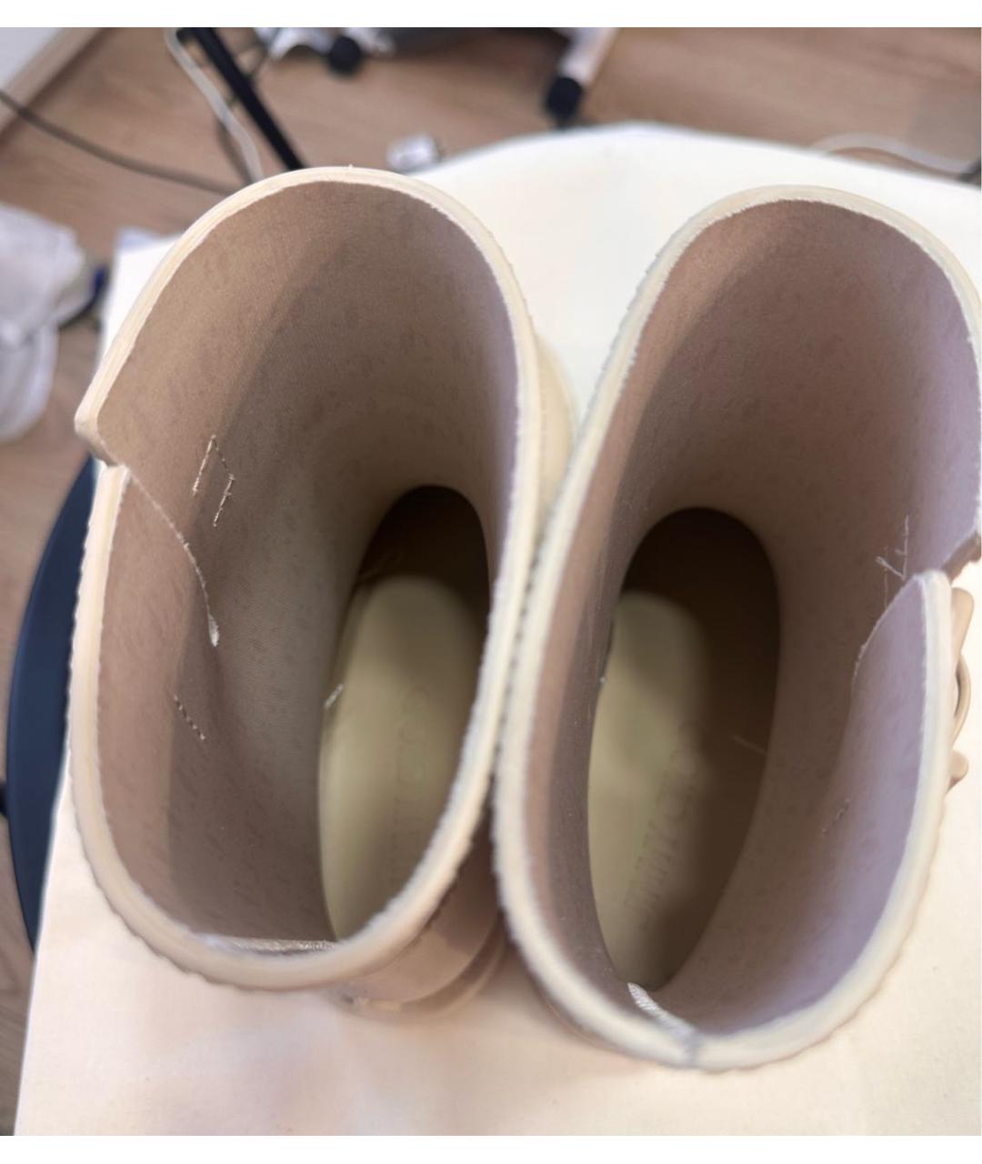 JIMMY CHOO Бежевые полусапоги, фото 6