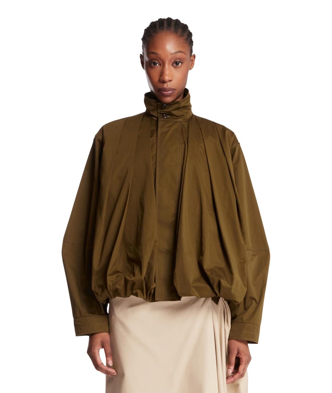 LEMAIRE Коричневая хлопковая куртка, фото 3