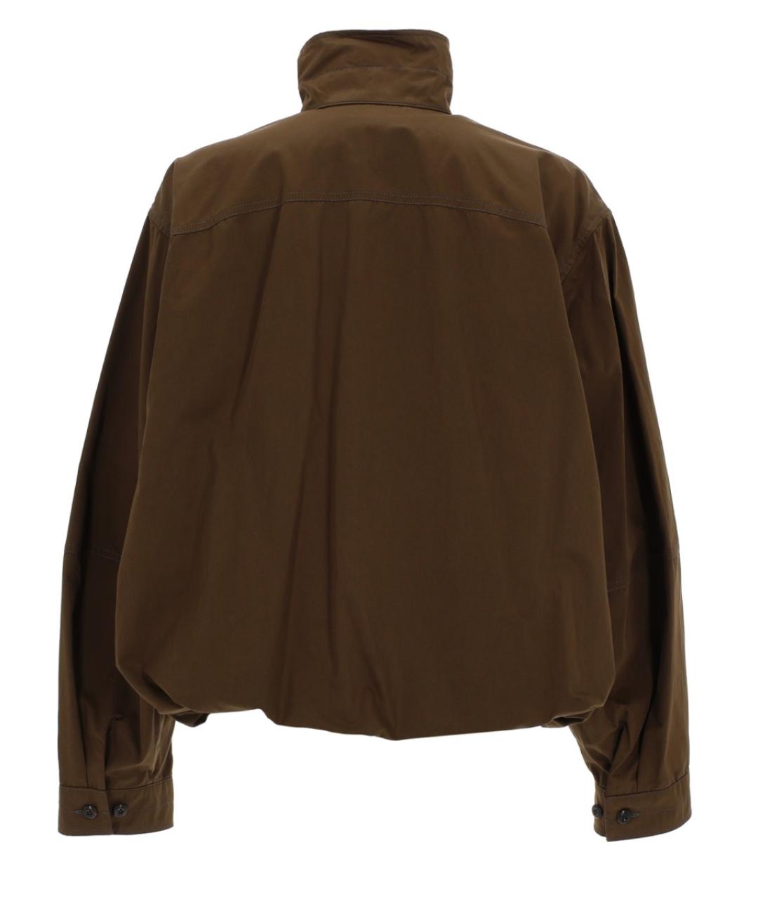 LEMAIRE Коричневая хлопковая куртка, фото 2