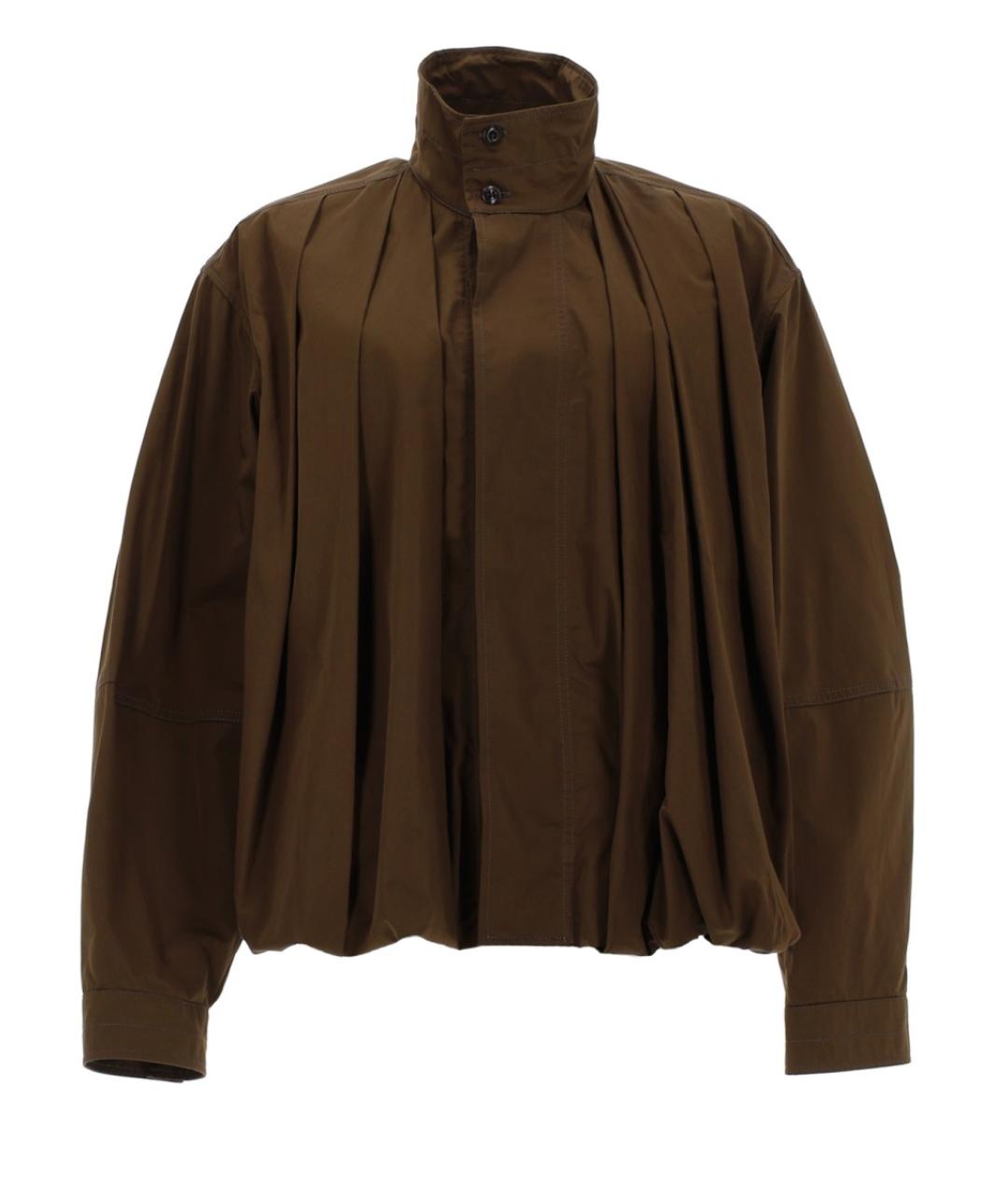 LEMAIRE Коричневая хлопковая куртка, фото 1