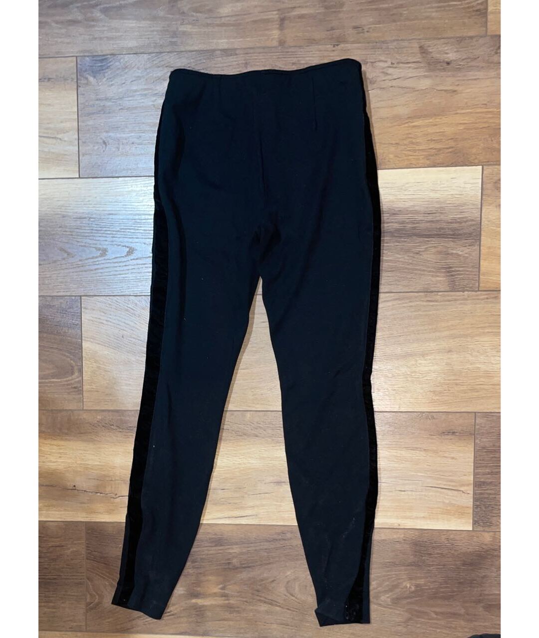 POLO RALPH LAUREN Черные вискозные брюки узкие, фото 2