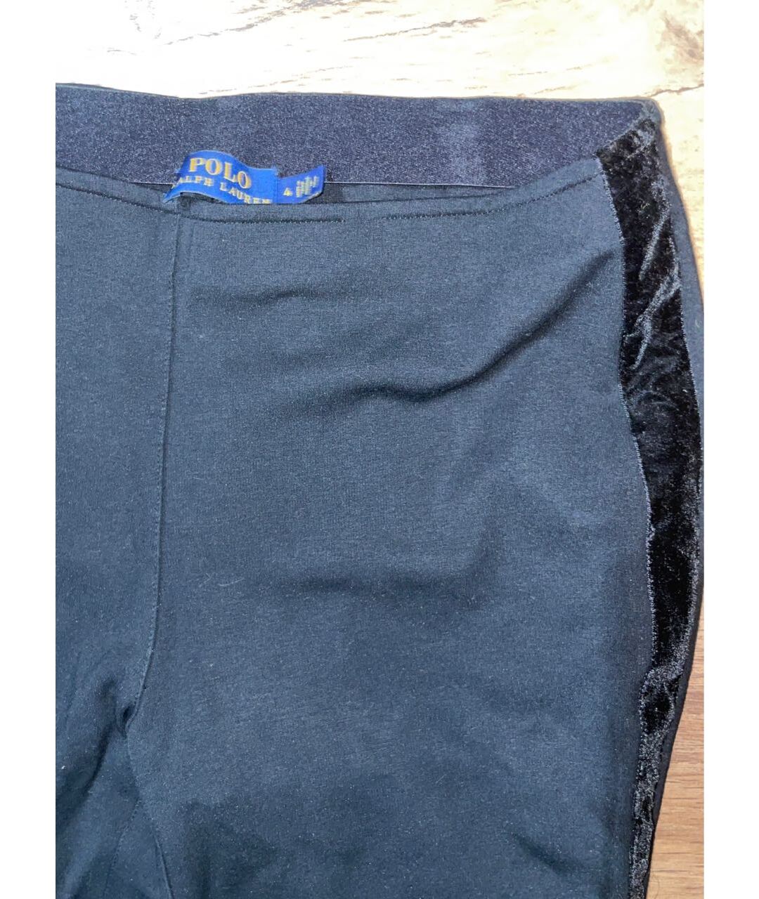 POLO RALPH LAUREN Черные вискозные брюки узкие, фото 3