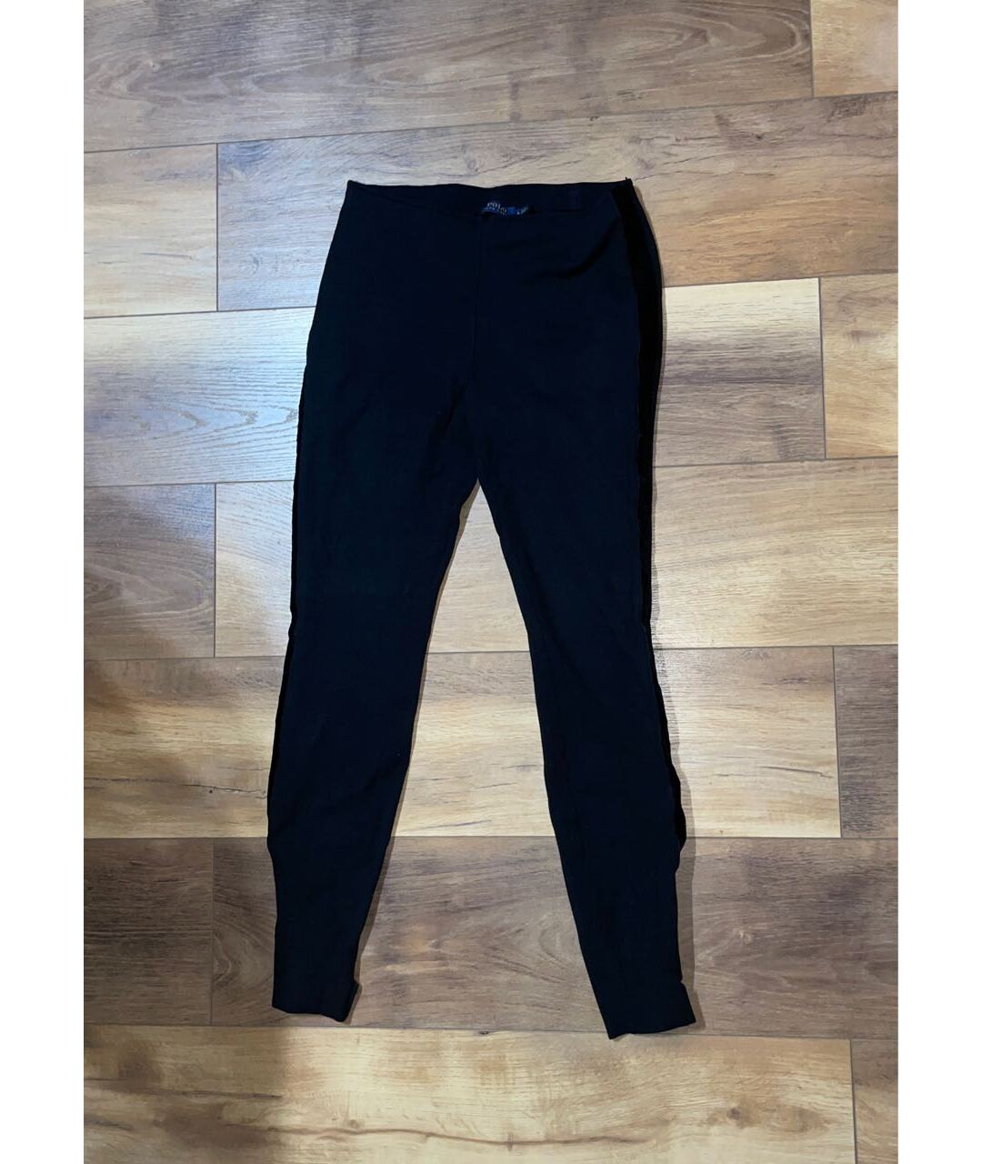 POLO RALPH LAUREN Черные вискозные брюки узкие, фото 6