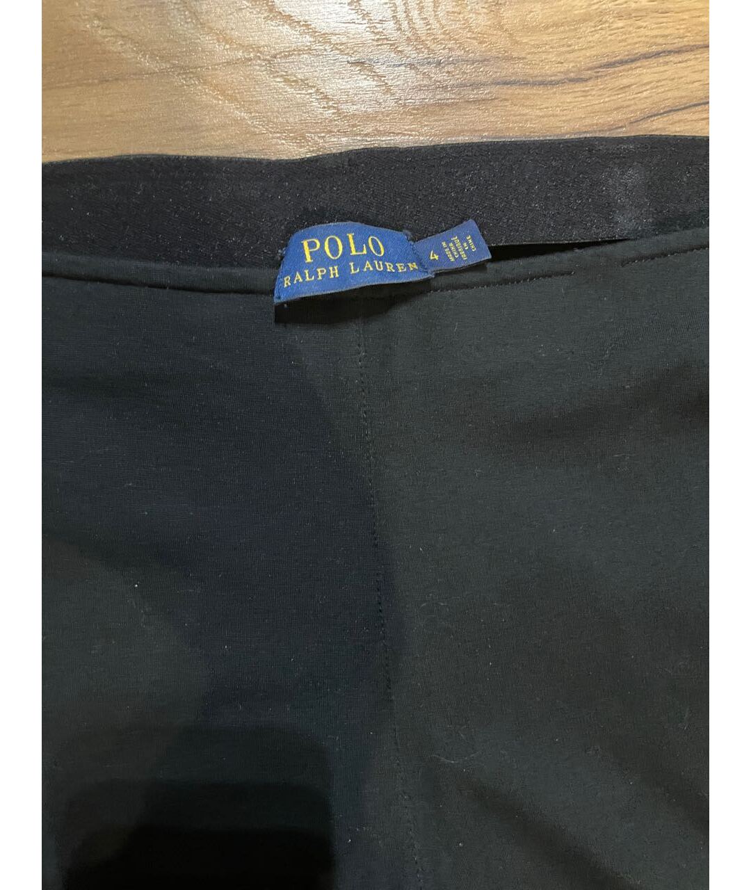 POLO RALPH LAUREN Черные вискозные брюки узкие, фото 5