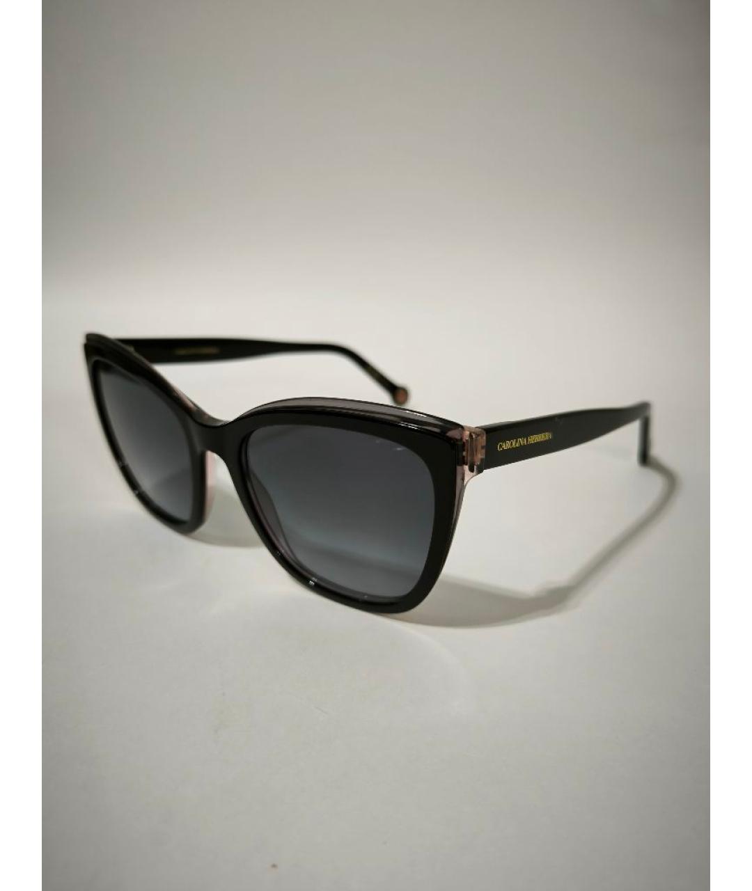 CAROLINA HERRERA Черные пластиковые солнцезащитные очки, фото 2