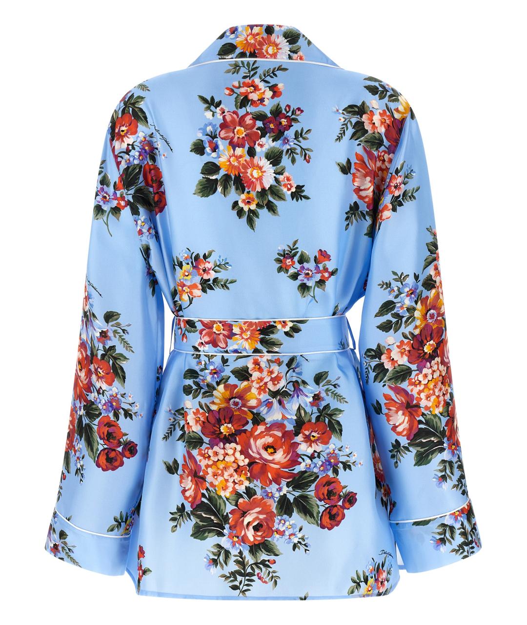 DOLCE&GABBANA Мульти шелковая рубашка, фото 2