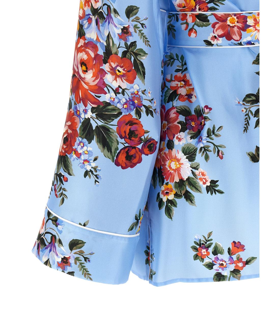 DOLCE&GABBANA Мульти шелковая рубашка, фото 4