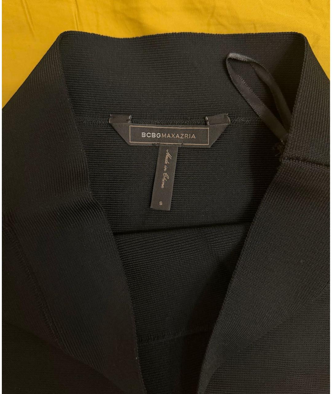 BCBG MAXAZRIA Черная юбка мини, фото 2