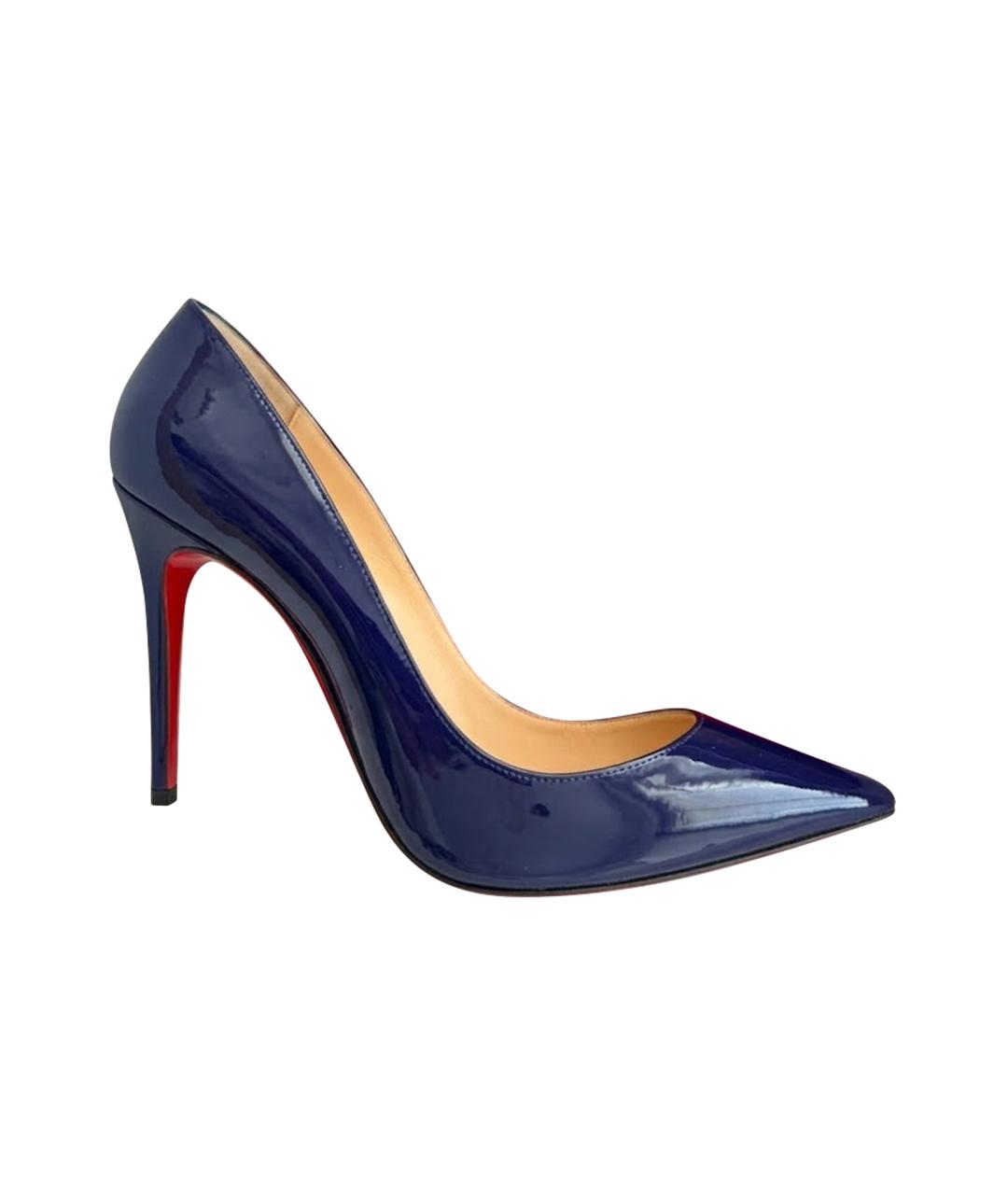 CHRISTIAN LOUBOUTIN Фиолетовые туфли из лакированной кожи, фото 1