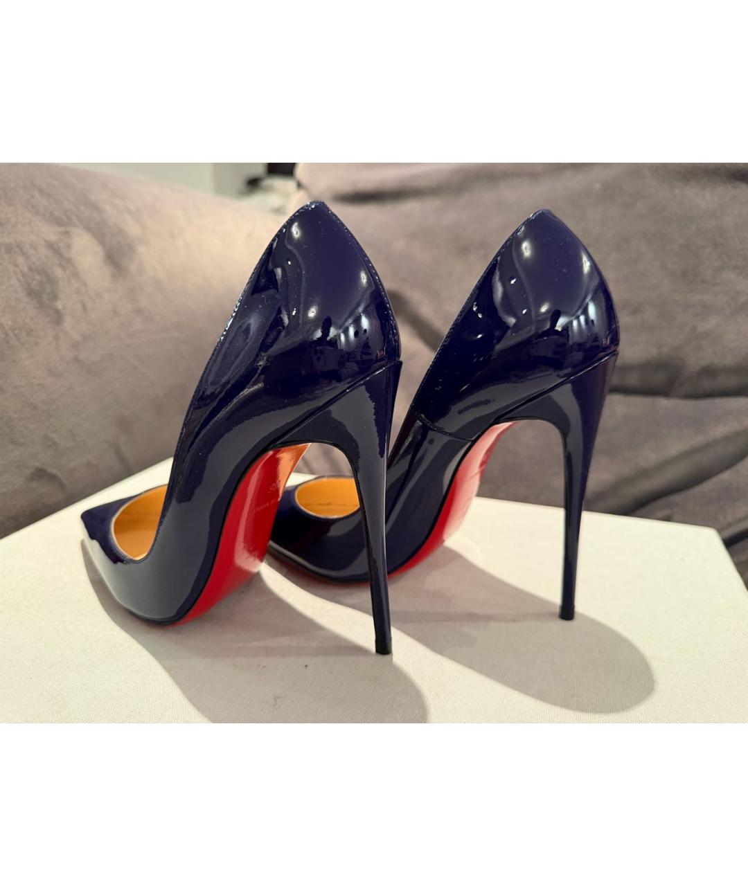CHRISTIAN LOUBOUTIN Фиолетовые туфли из лакированной кожи, фото 2