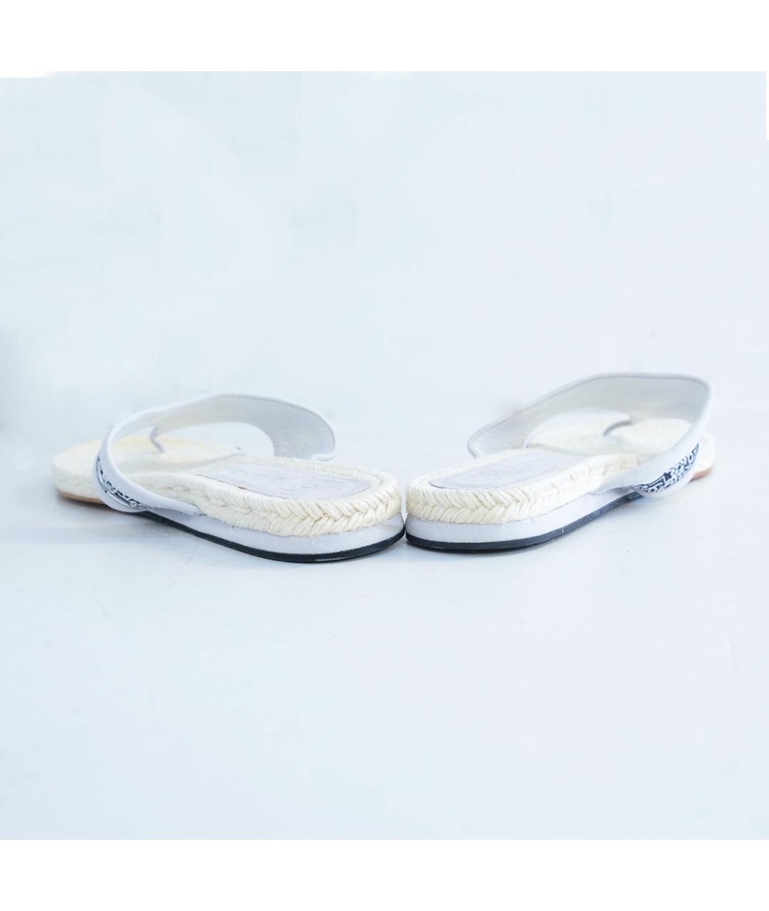 CHANEL Текстильные шлепанцы, фото 5