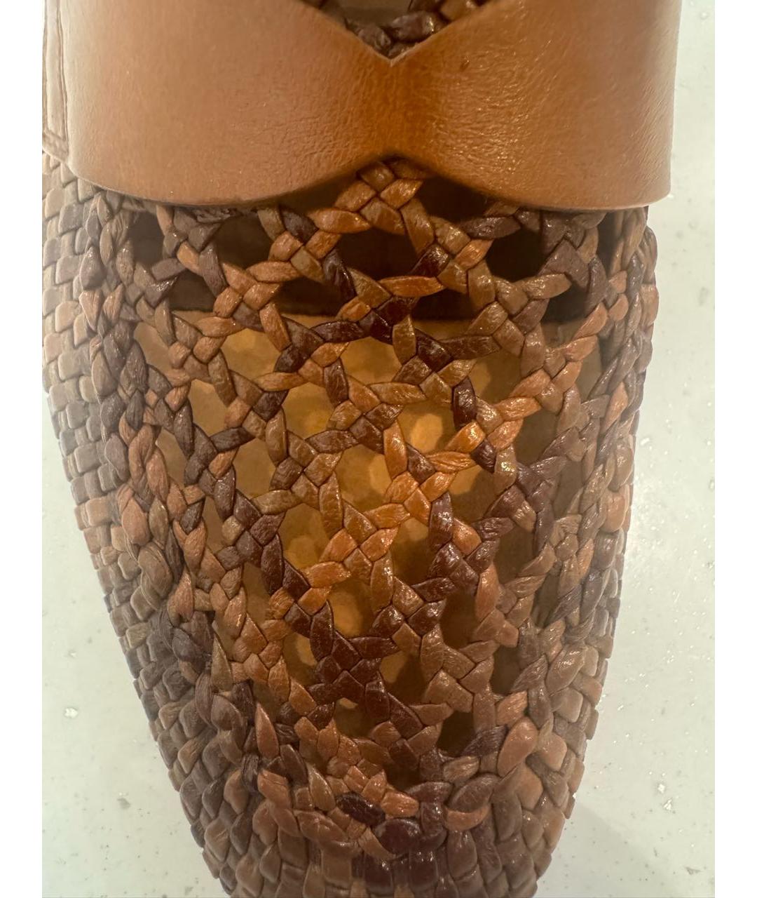 SANTONI Коричневые кожаные лоферы, фото 7