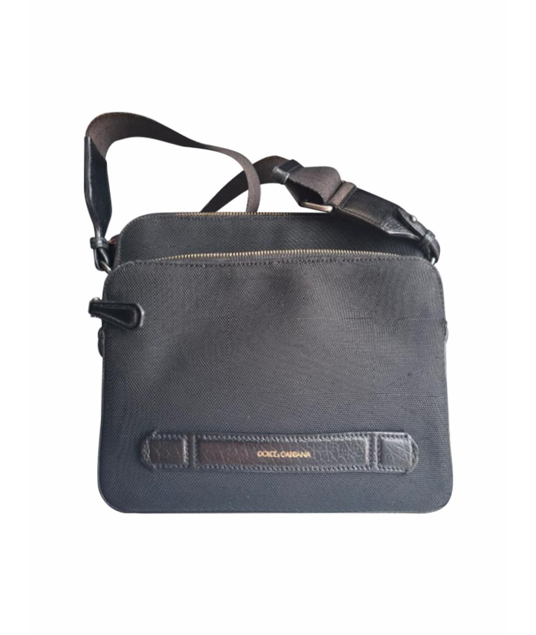 DOLCE&GABBANA Черная сумка на плечо, фото 1