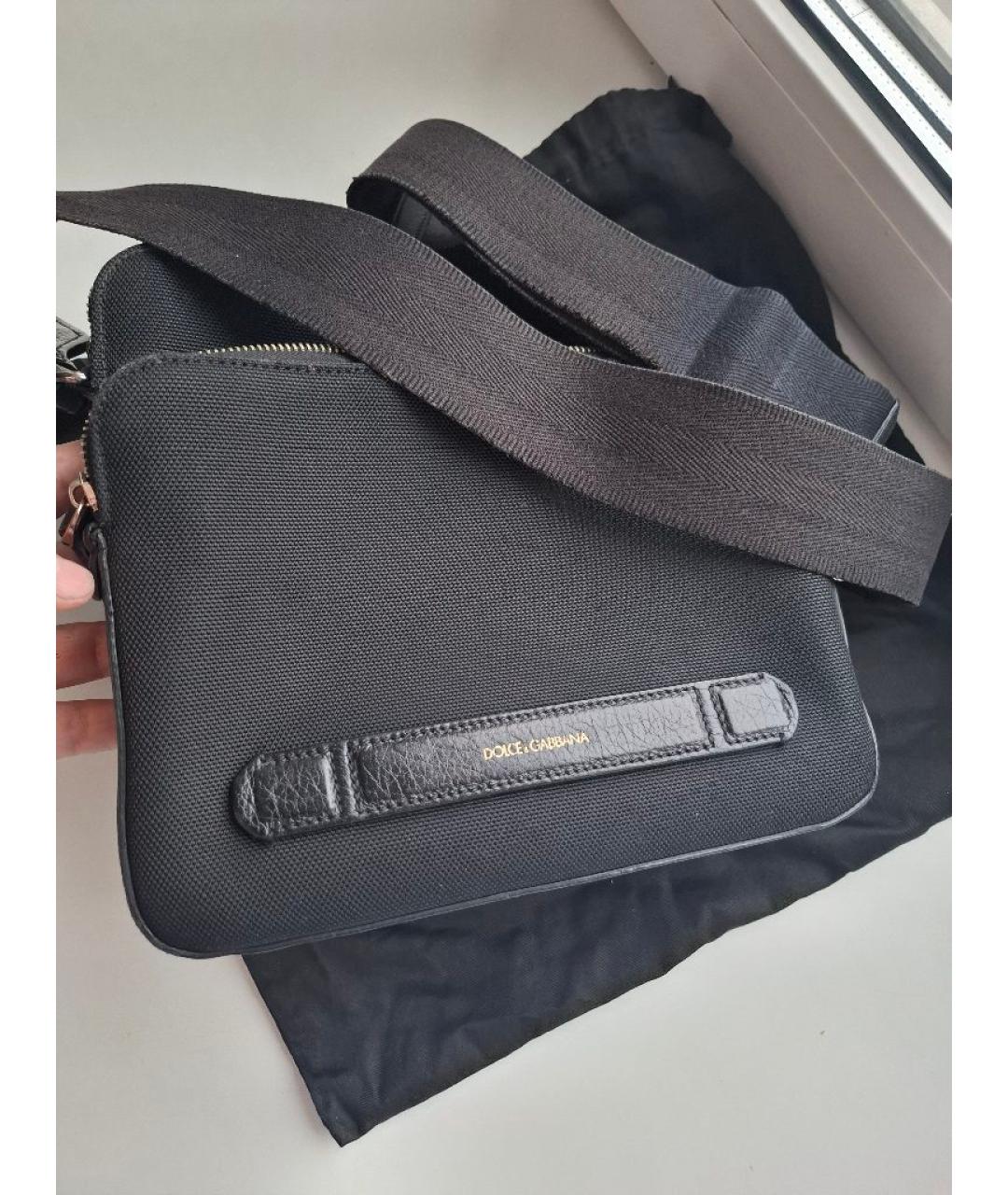 DOLCE&GABBANA Черная сумка на плечо, фото 5