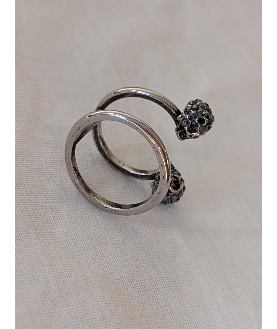 ALEXANDER MCQUEEN Серебряное латунное кольцо, фото 4