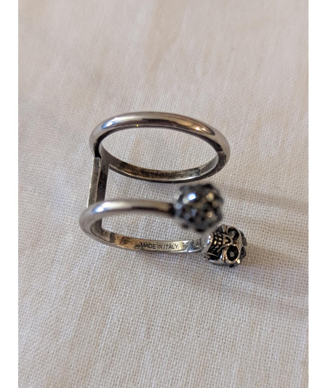 ALEXANDER MCQUEEN Серебряное латунное кольцо, фото 3